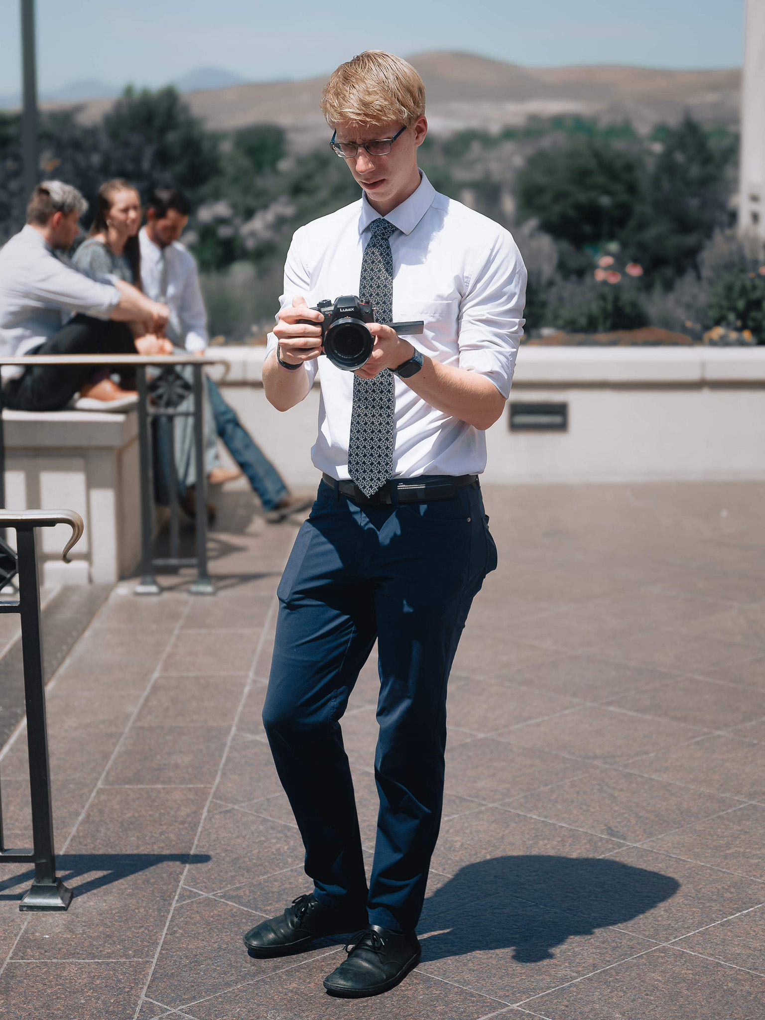 Timothy with camera equipment
